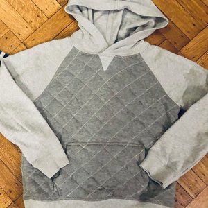 Hanna Andersson quilted hoodie sweatshirt